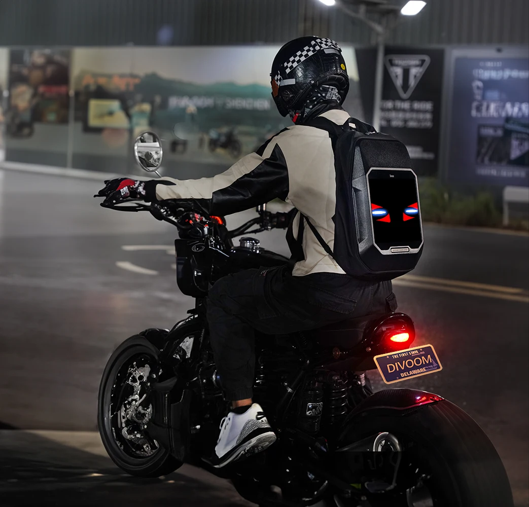 Cyberbag Led Backpack Motorcycle Riding Pixel Advertising Backpack Display Scree