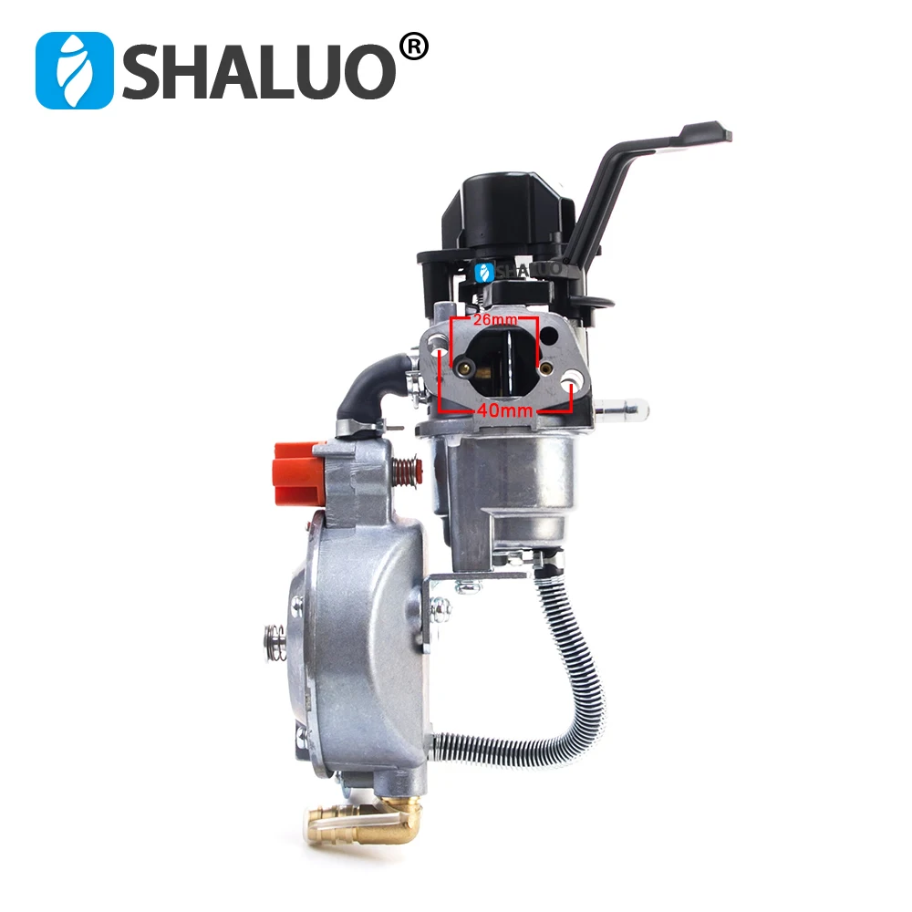 P19B Frequency Conversion LPG Carburetor Kit 3KW 6.5HP 168F 170F Gasoline Generator Dual Fuel Gas Carburetor With Gaskets gasoline generator parts