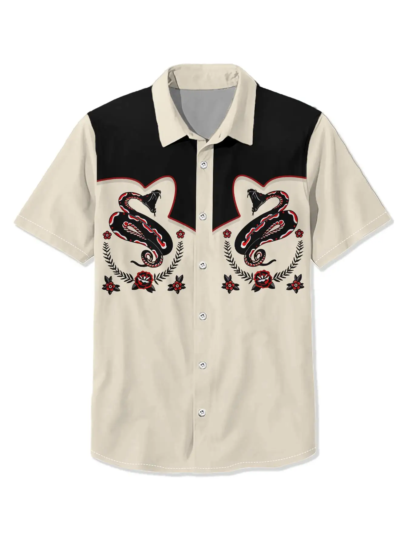 Vintage Shirt For Men 3d Cowboy Print Shirt Nautical Short Sleeve Tops Summer Sweatshirt Tees Designer Oversized Men's Clothing