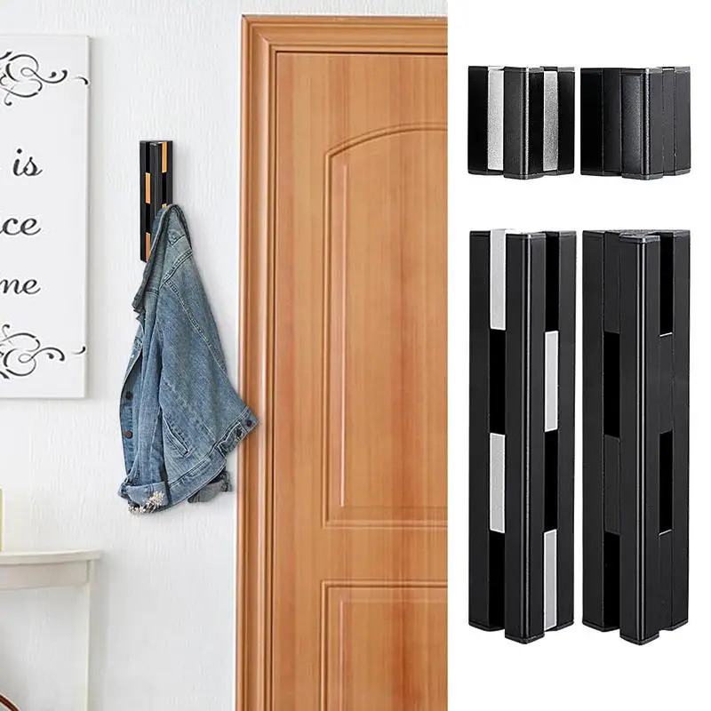 

Wall Mounted Coat Rack Space Aluminum Wall Mounted Hook Foldable Storage Supplies For Key Hat Backpack Bathrobe Bath Towel Scarf