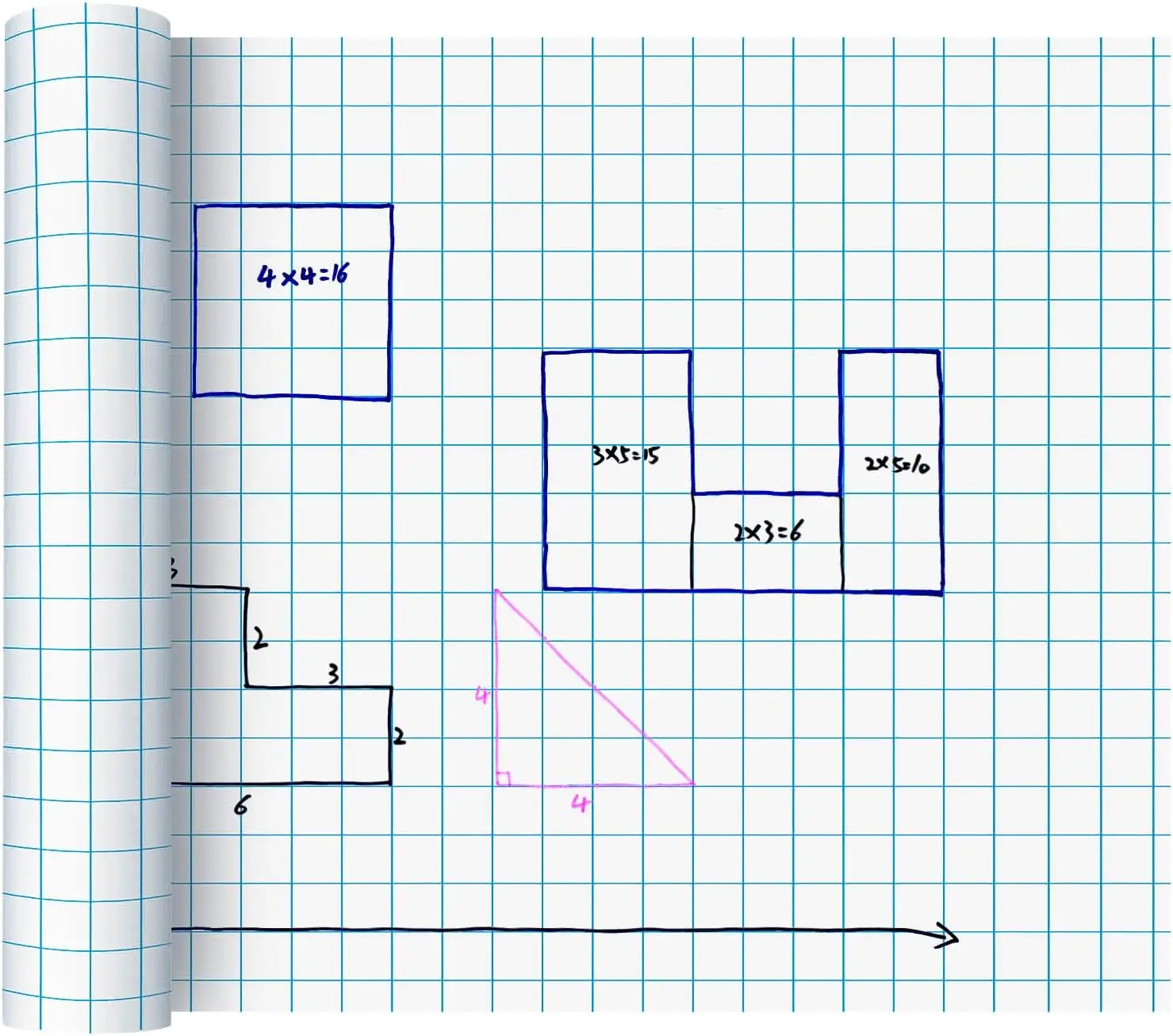 Large Graph Paper Roll: The Ultimate Tool for Drafting, Teaching, and ...