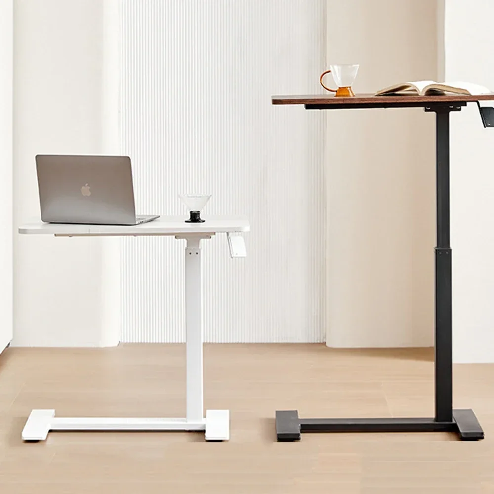 1 Pcs Lazy bedside table Student computer desk Foldable standing workbench Pneumatic lifting table Sofa table workbench Speech 1