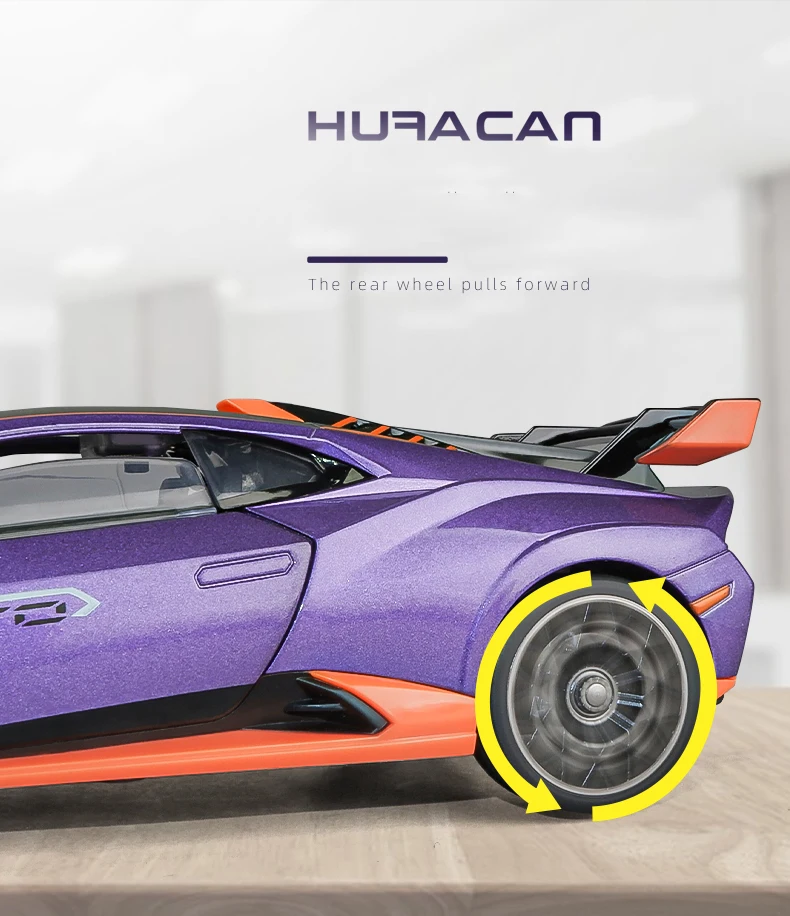 Lambos Huracan STO 1:24 Ölçekli Model Araba
