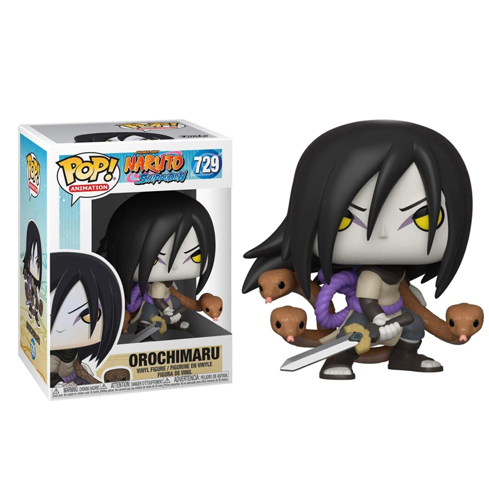 Funko pop Naruto Kakashi 548# Orochimaru 729# Itachi 578# Sakura 183# Figura de vinilo Muñeca Modelo Juguetes