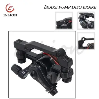 Freni a disco di alta qualità con pinze meccaniche a freddo, comunemente utilizzati come ricambi per la modifica di scooter elettrici.