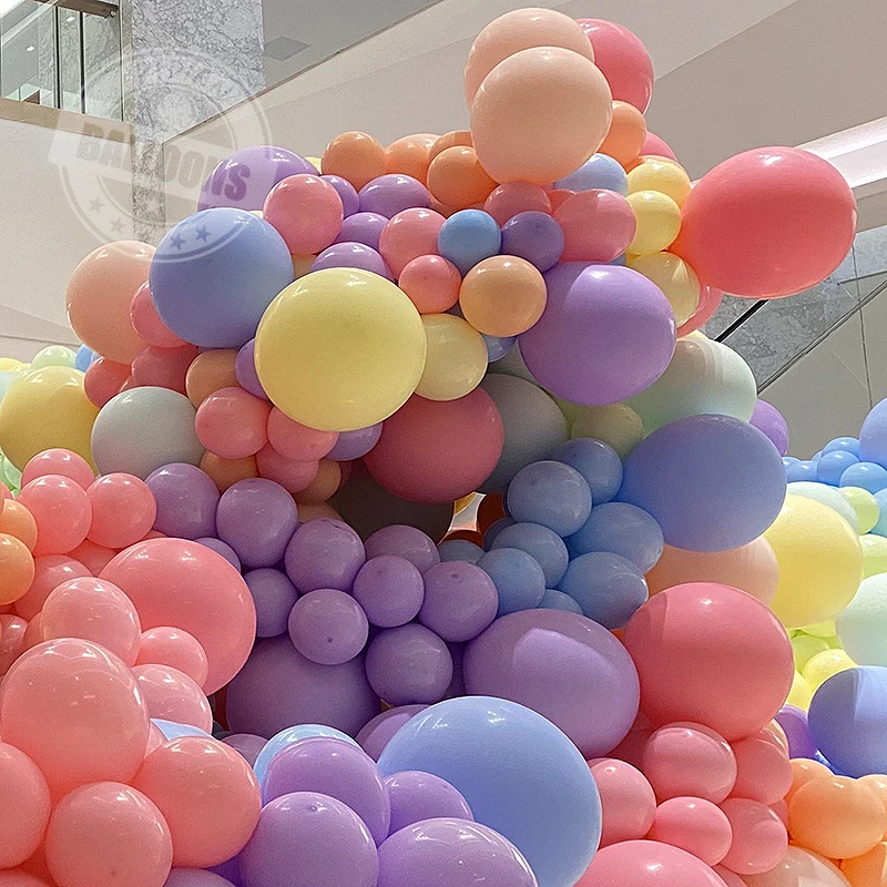 

50pcs Pink Balloons Candy Latex Ballon 5inch 10inch 12inch Macarone Baloon Happy Birthday Party Decor Wedding Arch Decoration