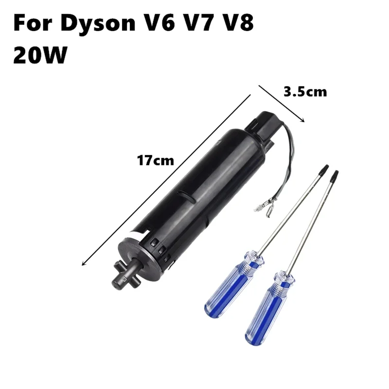 20W Motor Soft Roller For Dyson V6 V7 V8 Vacuum Cleaner Replace