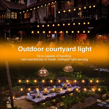 Solar String Lights Outdoor LED Solar Bubble Ball Light 8 Modes Waterproof Lamp For Garden Party Decor Holiday Lighting 5