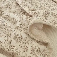 Couverture en Mousseline à Imprimé Floral pour Bébé, Couette pour l'Été, Couette pour Nourrisson, Juste de Sieste, Literie d'Hiver 3