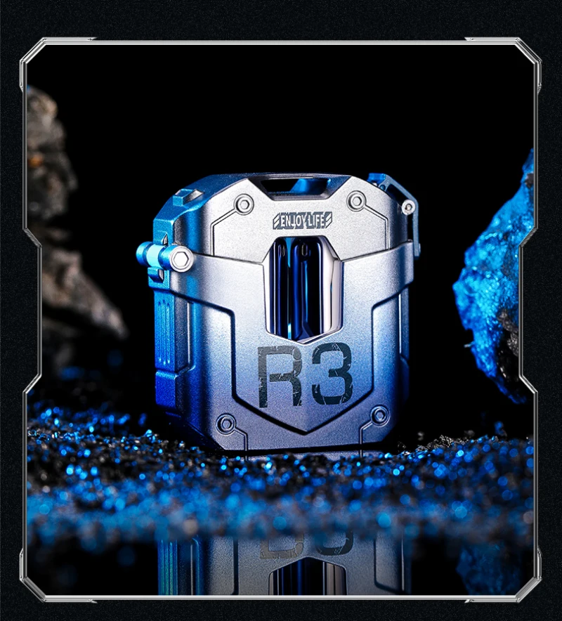 ROCK R3 Steampunk Mecha Wireless Bluetooth Earbuds description image 10