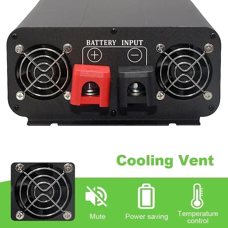 Pure sine wave inverter EAFC 4000W 5000W 7000W DC 12V to AC 220V 50HZ Power Bank Converter Solar Car