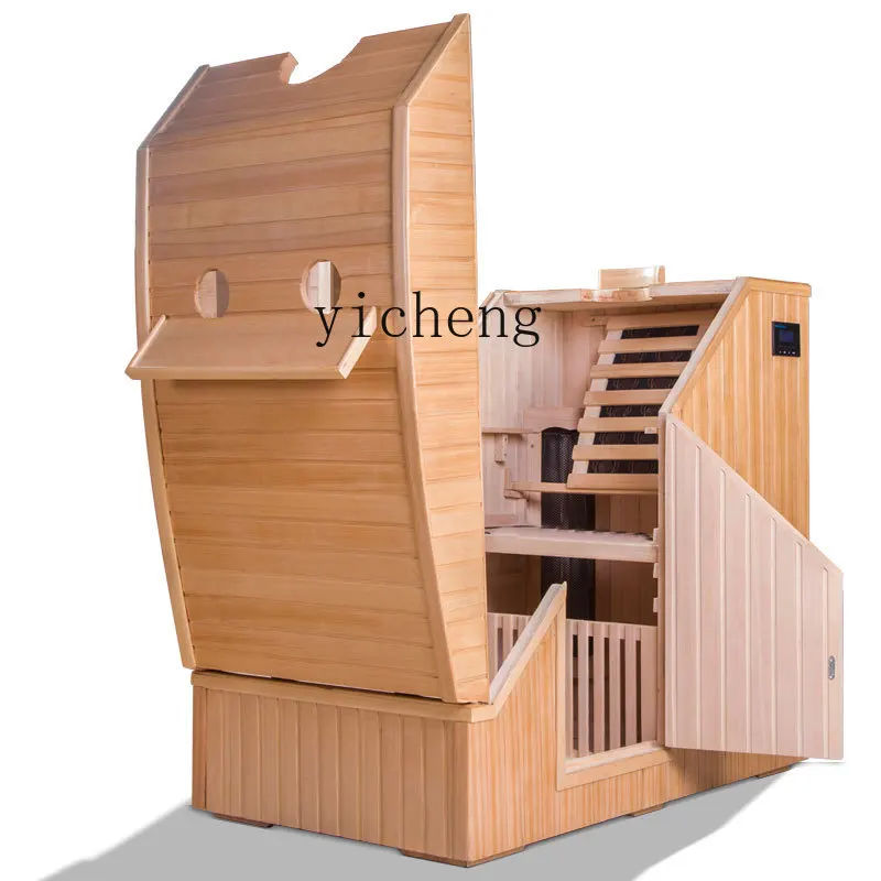 

ZK Far Infrared Steam Room Mobile Sauna Room Sauna Machine Household Sauna Box