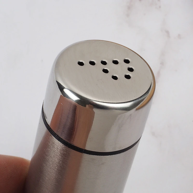 Stainless Steel Mini Salt Shaker Multifunctional Pepper Shakers Creative Spice Spreader Jars Kitchen Seasoning Tools for Outdoor seasoning jar,salt shaker,spices bottle,salt pepper shakers