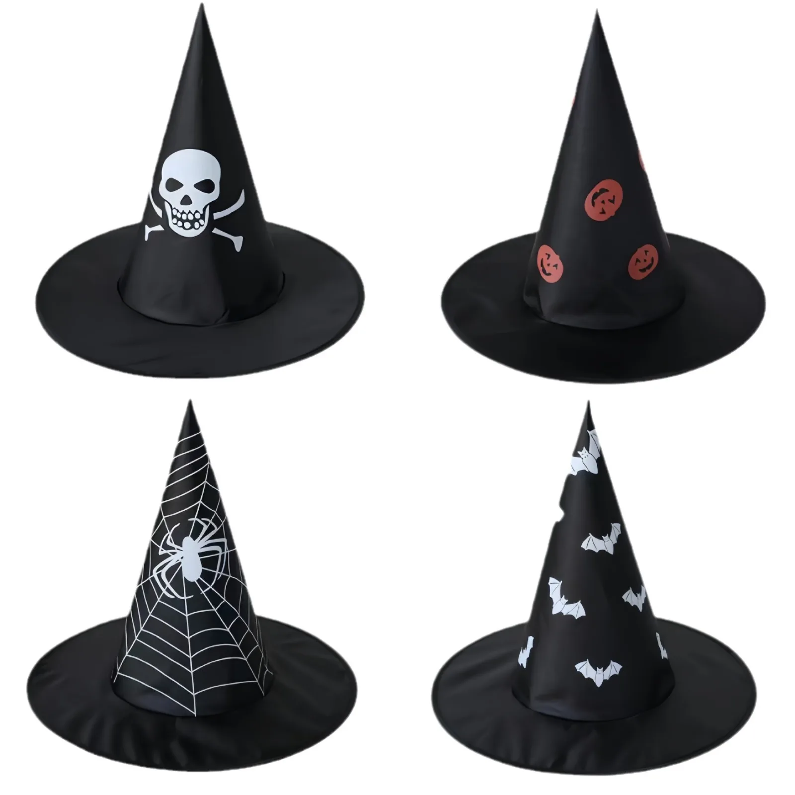 Halloween Party Hats Witch Hat Cap Hanging Witch Hat Costume Accessory for Halloween Party Favor Party Supplies 할로윈