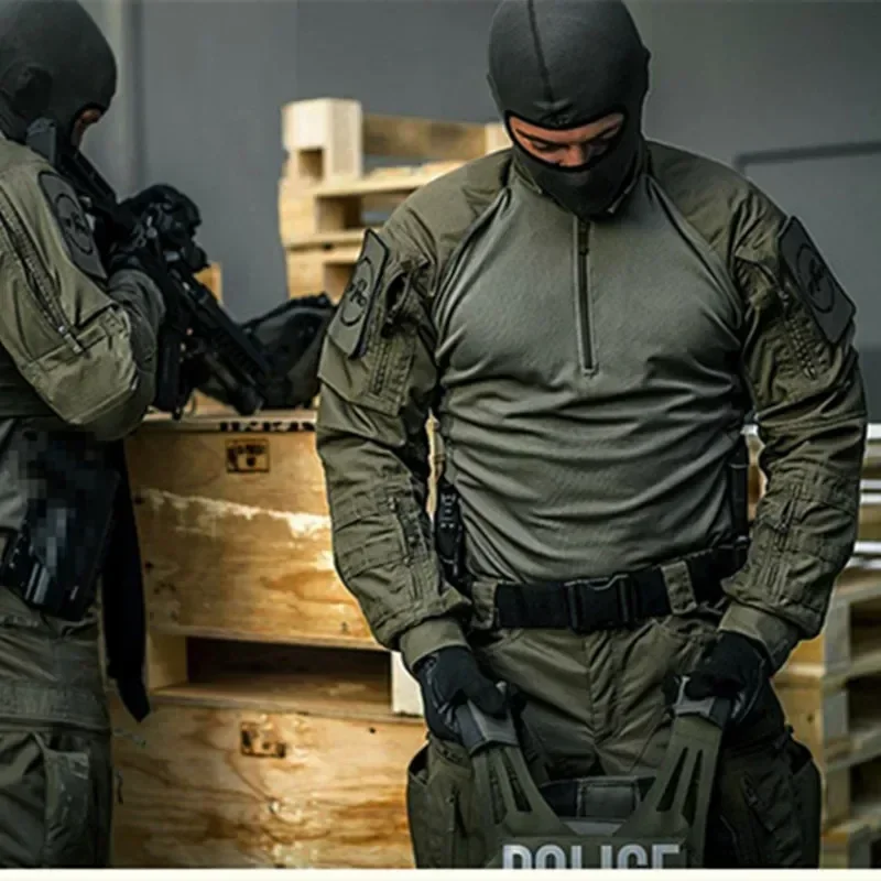 Tactical Suit Shirt Uniform For Man Outdoor Training Hunting Hiking