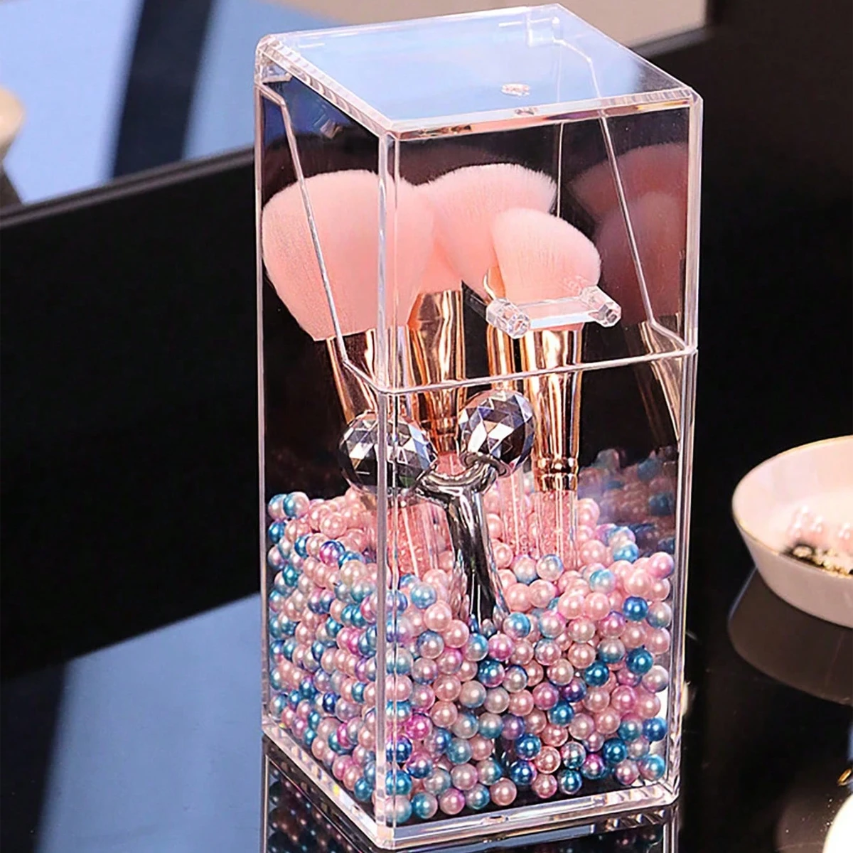 Makeup Organizer Transparent Storage Box