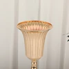 20cm 27cm 37cm Metal Trumpet Vase Home Restaurant Decoration Europe Rose Gold Color Flower Holder for Wedding Party Table 4