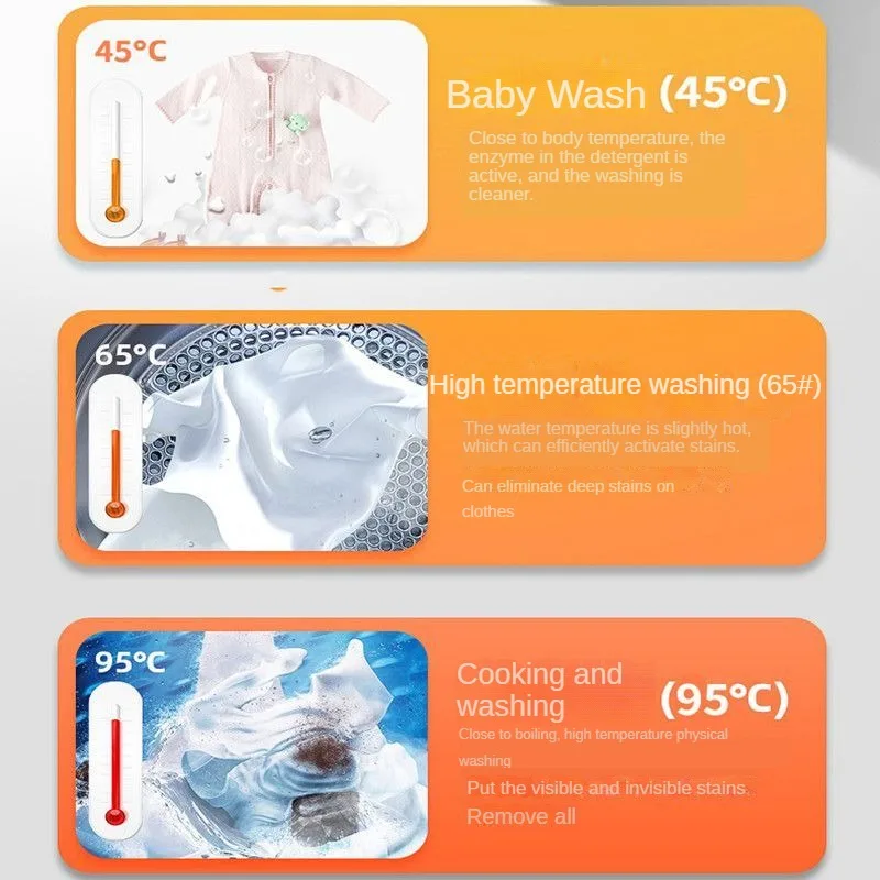 Children's washing machines Household High Temperature Sterilization Automatic Washer & Dryer Baby Children's underwear Dryer