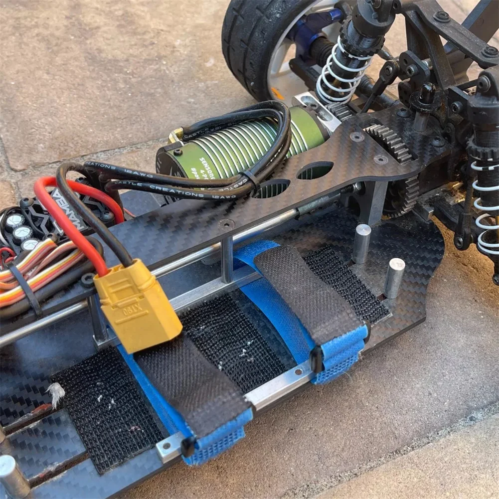 Kit châssis fibre carbone RC pour Traxxas Slash VXL 4x4 TRA6808