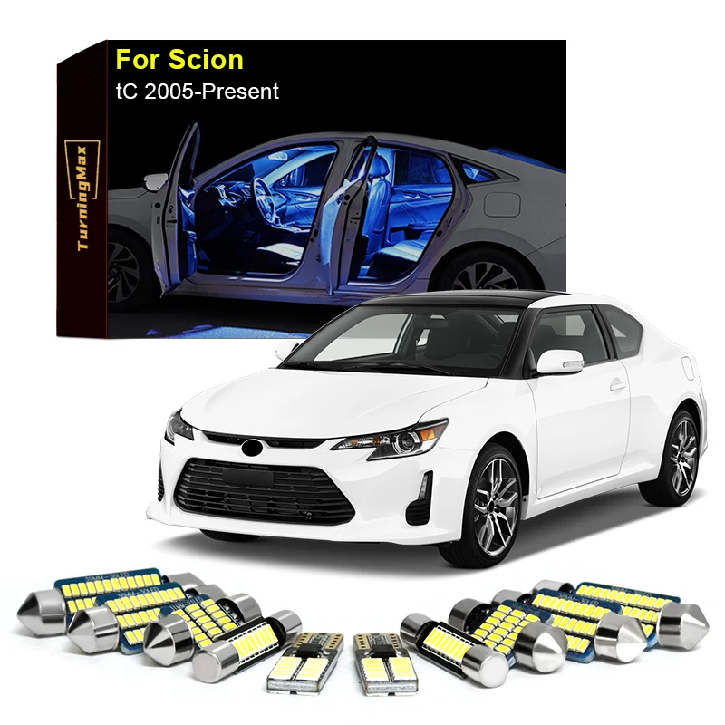 CanbusInteriorLightingLEDBulbsKitPackageForSciontC2005Now