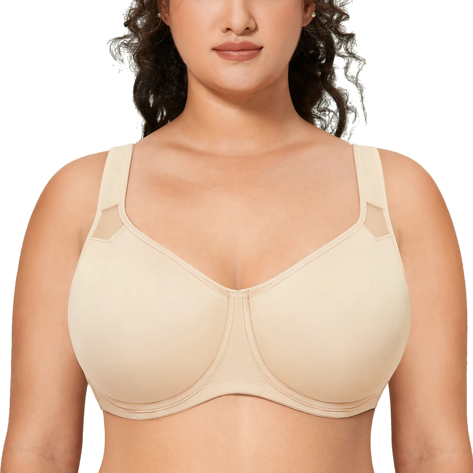 Smooth Women's Plus Size Minimizer Seamless Bra Full Coverage