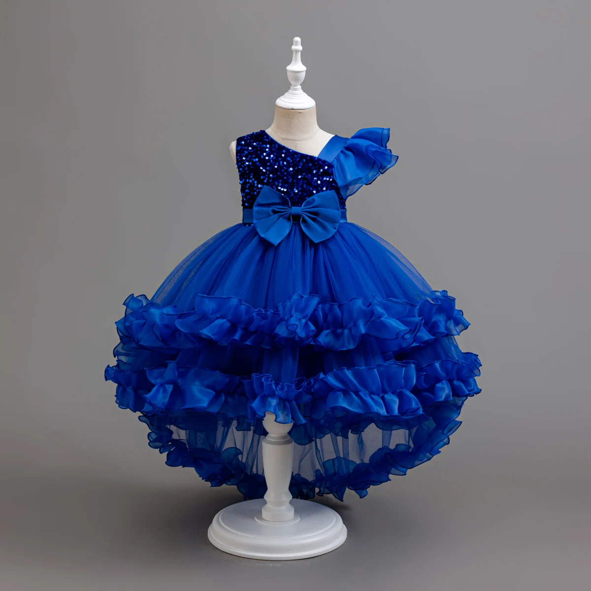 Flower Girl Party Dresses Wedding Birthday Trailing Princess Dress For Kids Graduation Pageant Bridesmaid Kids Costume Flower Girl Party Dresses Wedding Birthday Trailing Princess Dress For Kids Graduation Pageant Bridesmaid Kids Costume