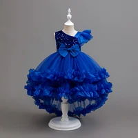 Flower Girl Party Dresses Wedding Birthday Trailing Princess Dress For Kids Graduation Pageant Bridesmaid Kids Costume