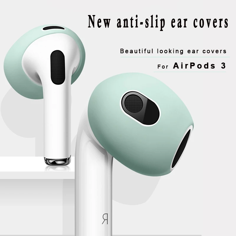 DamonLight (Fit in The case) Airpods Earpods Covers Anti-Slip Silicone Soft  Sport Covers Accessories for AirPods Earbud AirPods Ear Tips 2 Pairs