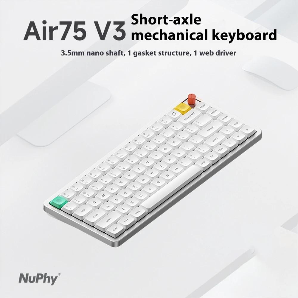 NuPhy Air75 V3 Low-Profile Mechanical Keyboard Wireless 3Mode Hot