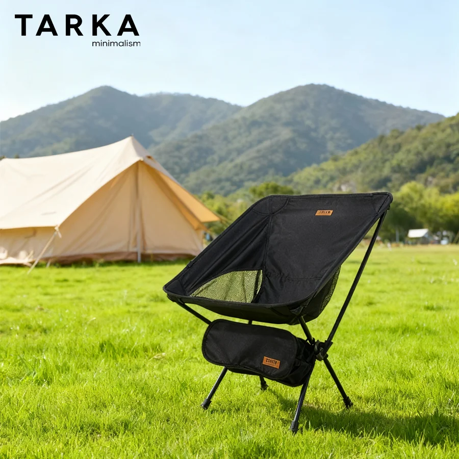 Chaise lune TARKA pliante légère pour pêche, voyage, jardin et fournitures de camping