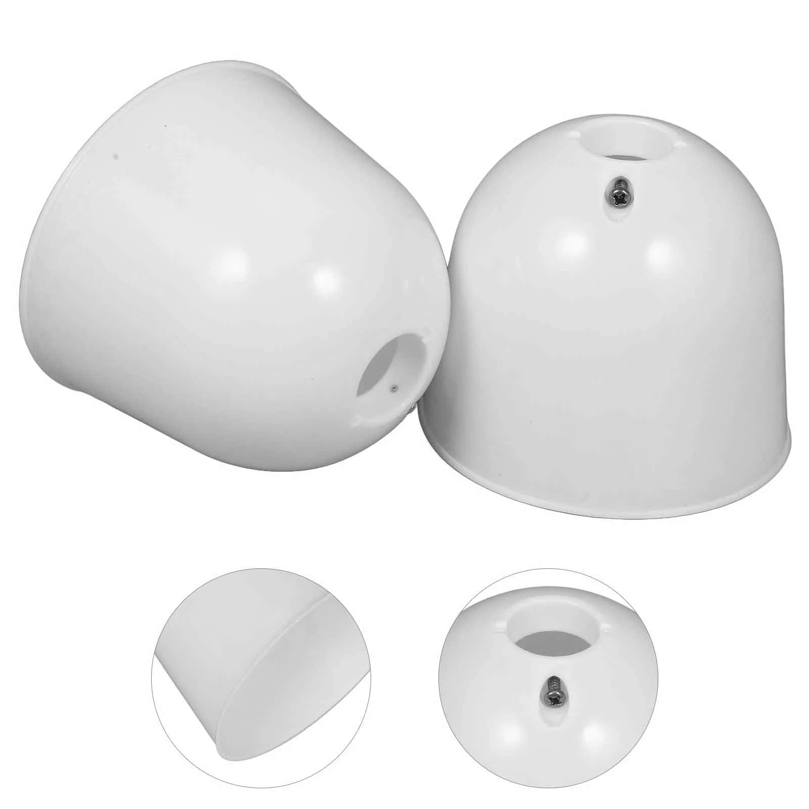 2 Pcs Ceiling Fan Accessories Cup Light Shade Covers Replacements Large Shades Pvc Cap