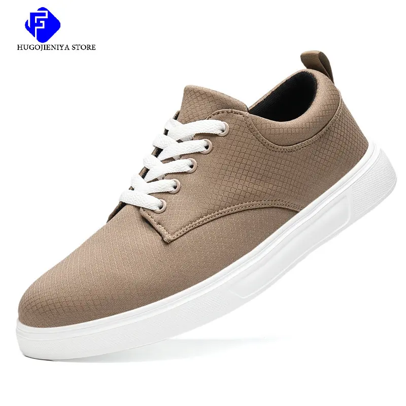 Men Canvas Shoes 2023 Summer Breathable Casual Shoes Men Loafers Comfortable Ultralight Lazy Boat Shoes Espadrilles Big Size 47