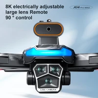 Upgrade A14 Pro Max Drone Aerial 8K HD Dual-Camera 5G WIFI GPS Brushless Motor Optical Flow Obstacle Avoidance RC Drone 10000M 4