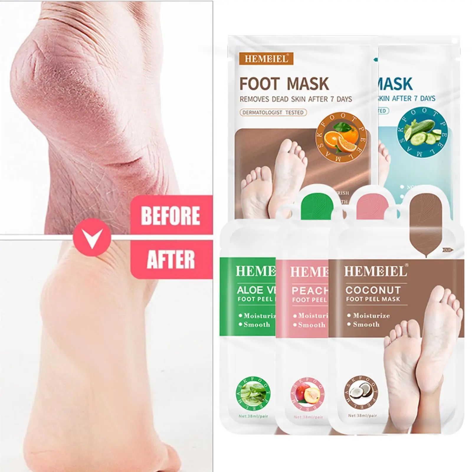 Feet Exfoliating Foot Masks Exfoliation Scrub Remove Anti cracking Skin