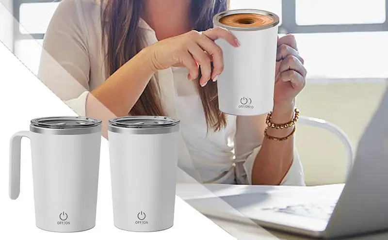 

Magnetic Stirring Coffe Mug Self Stirring Coffee Mug Mixing Mug For Hot Chocolate Coffee Tea Multipurpose Coffee Mug Accessories
