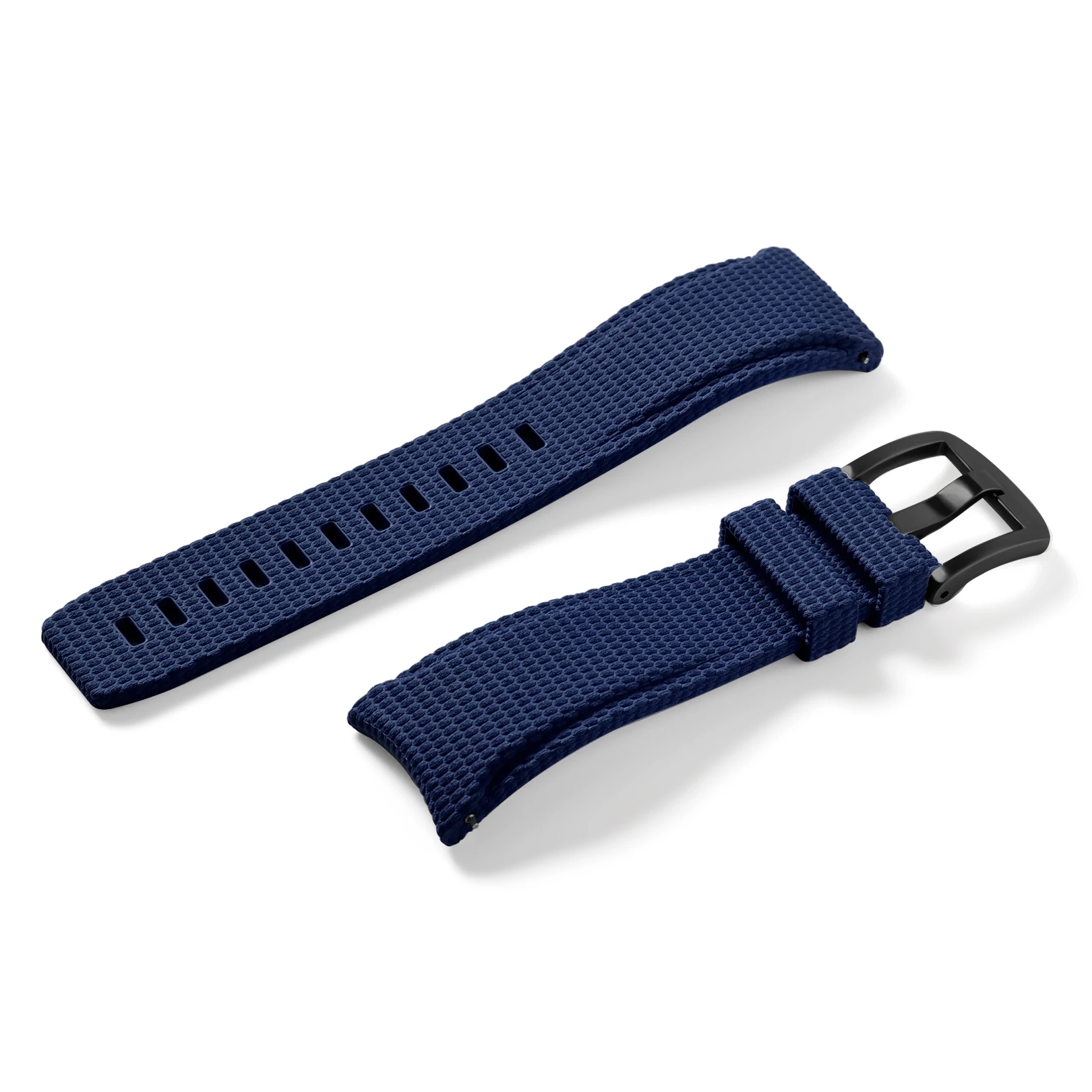 Universal Quick Release Curved FKM Rubber Sport Watch Band (Available in 20mm, 21mm, 22mm)