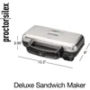 Sandwich Maker with Nonstick Ceramic Plates 5
