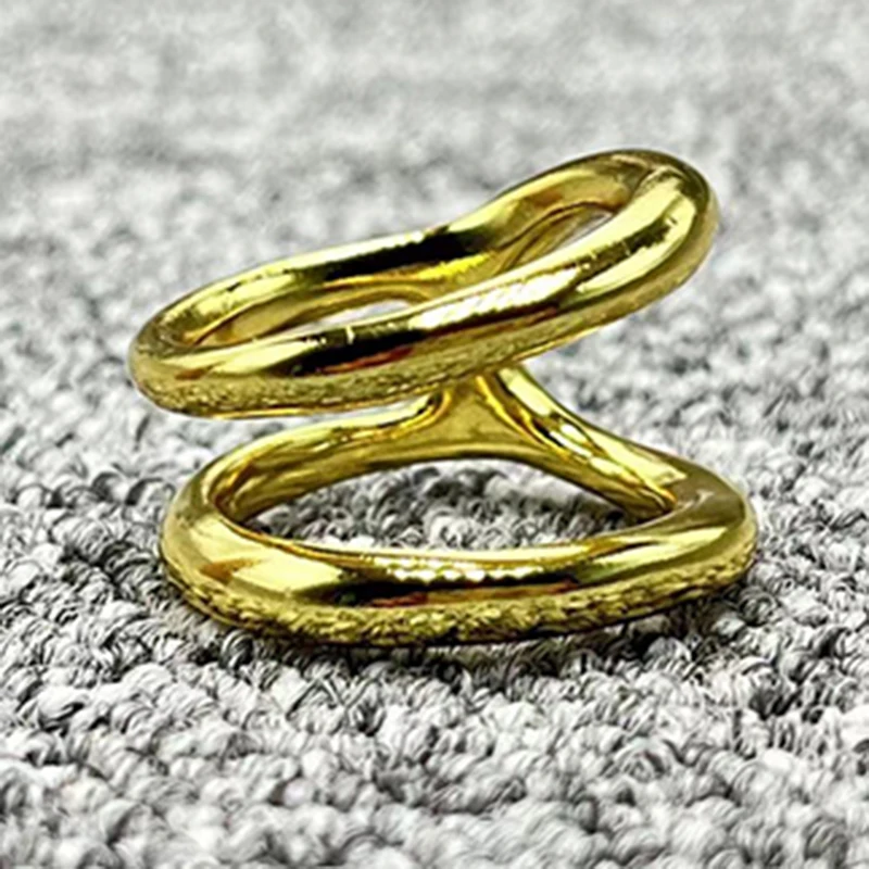 Best Sellers2022 New Fit Fashion Plated 925 Silver 14K Gold Charm Ring Niche Jewelry Gift