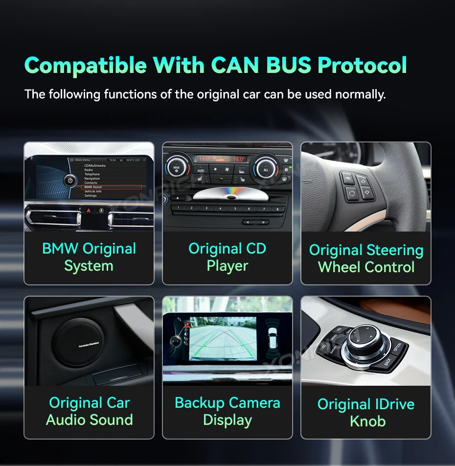 12,3 Zoll Auto-Multimedia-Player für BMW X1 F48 2016-2017 NBT Android 14 Wireless CarPlay Android Auto GPS 4G WiFi DSP Stereo – Detail 31