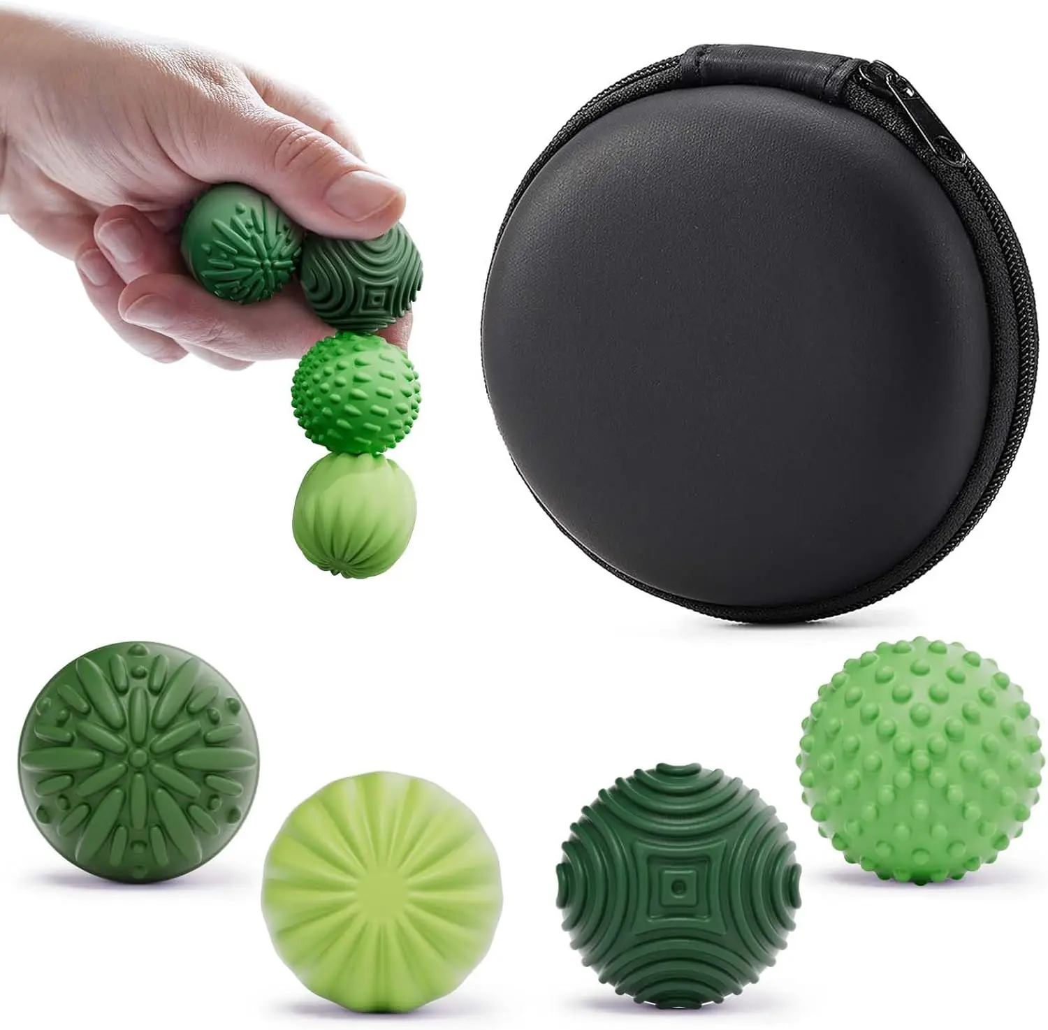 Magnetische sensorische siliconen balletjes voor stressvermindering, vingerspeeltjes, leuk ontspanningsspeelgoed voor volwassenen, leuk speelgoed voor kinderen_voghion.com