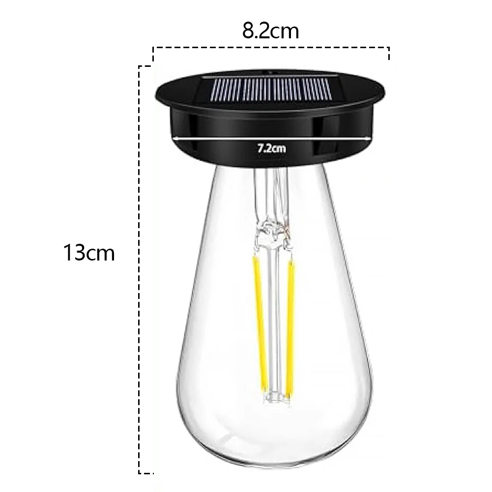 Solar Lamp Base with LED Bulb LED Lamp Holder Replacement IP44 Waterproof Atmosphere Decorate Light Holder for Outdoor Garden ﻿