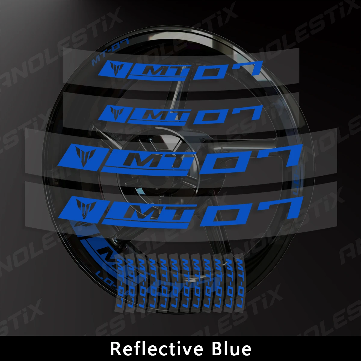 AnoleStix   ݻ ƼĿ  Į  Ʈ , ߸ MT07 MT-07 2019 2020 2021 2022 2023