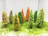 6.5cm Ho Scale Plastic Miniature Model Trees For Building Trains Railroad Wargame Layout Scenery Landscape Diorama Accessories 1