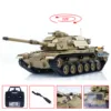 Tongde Model 1/16 RTR RC Battle Tank M60A1 ERA USA Remote Control BB Infrared Battle Toy RTR 320° Model Tank Toys for Boys 1