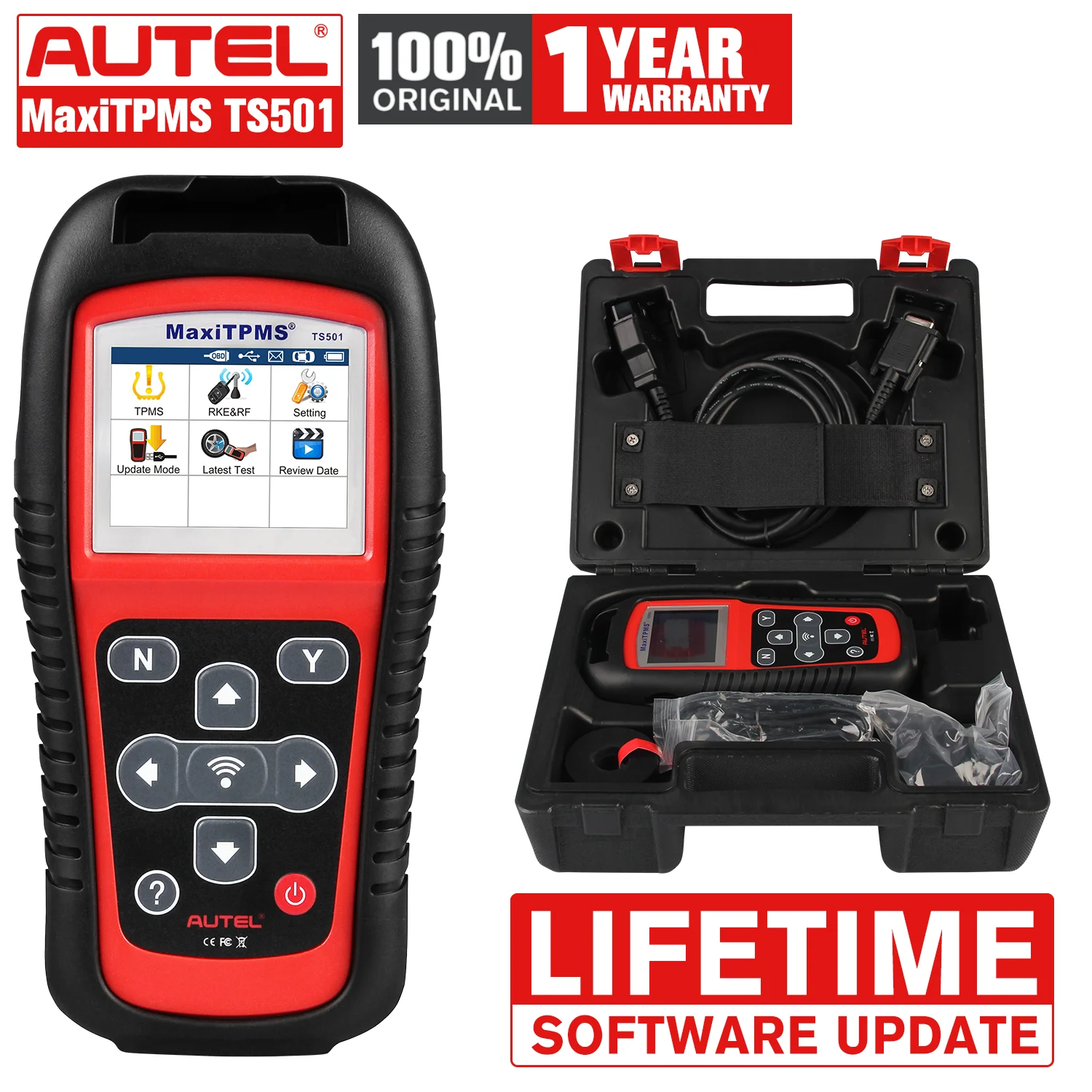 Autel MaxiTPMS TS501 инструмент для переобучения TPMS с активацией датчика