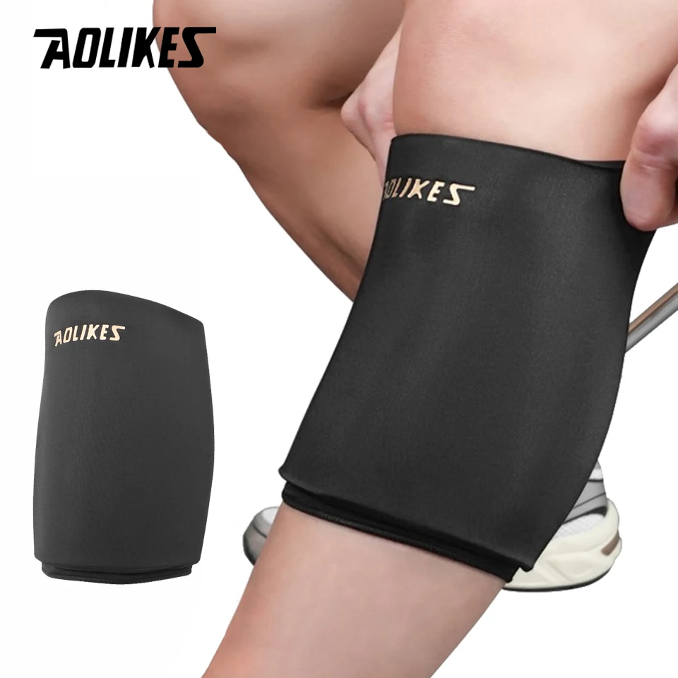 Calf Compression Sleeve 1PCS AOLIKES Shin Ice Wrap for Legs Hot Cold Therapy Post-Workout Recovery 360&deg; Full Coverage