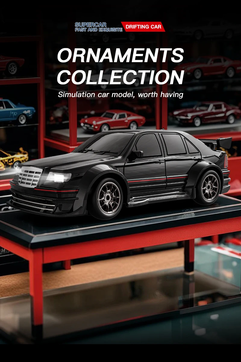 2025 1/43 2.4G High speed Drift Rc Car 4WD Remote Control Car Four Wheel Drive Radio Controlled Mini Racing Model Boy Toy Gift 