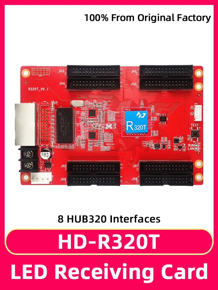 

HD-R320T Full Color Synchronous and asynchronous universal LED Display receiving card for small spacing led module