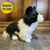 Border Collie Plush Toy High Fidelity Plushie Shepherd Dog Peluche Lifelike Stuffed Animals Simulation Doll Kawai Toy Gifts Kid 6