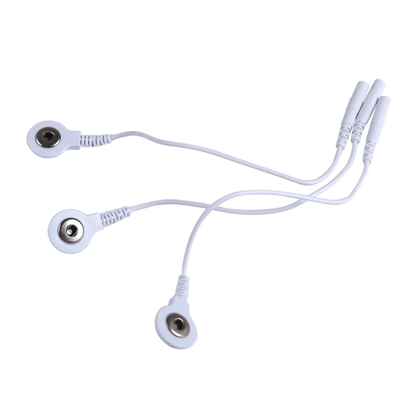 Pwshymi Fil TENS Câble De Fils De Plomb D'électrode De Clip 20 Pièces